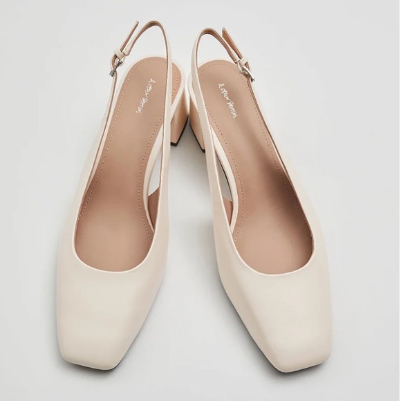 & OTHER STORIES Block Heel Slingback Pumps - Picture 3 of 11